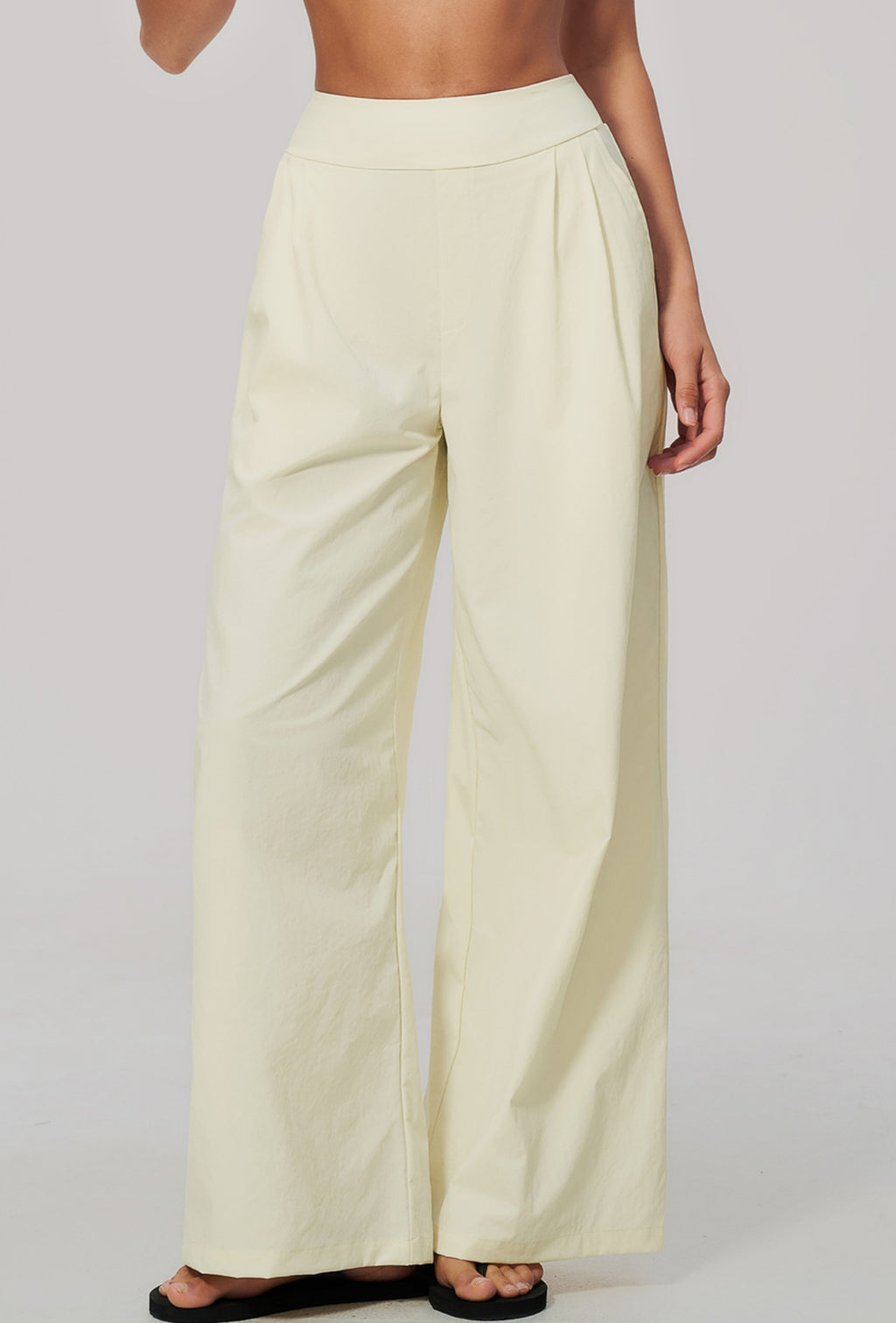 Women High Waist Loose Casual Sports Wide Leg Pants