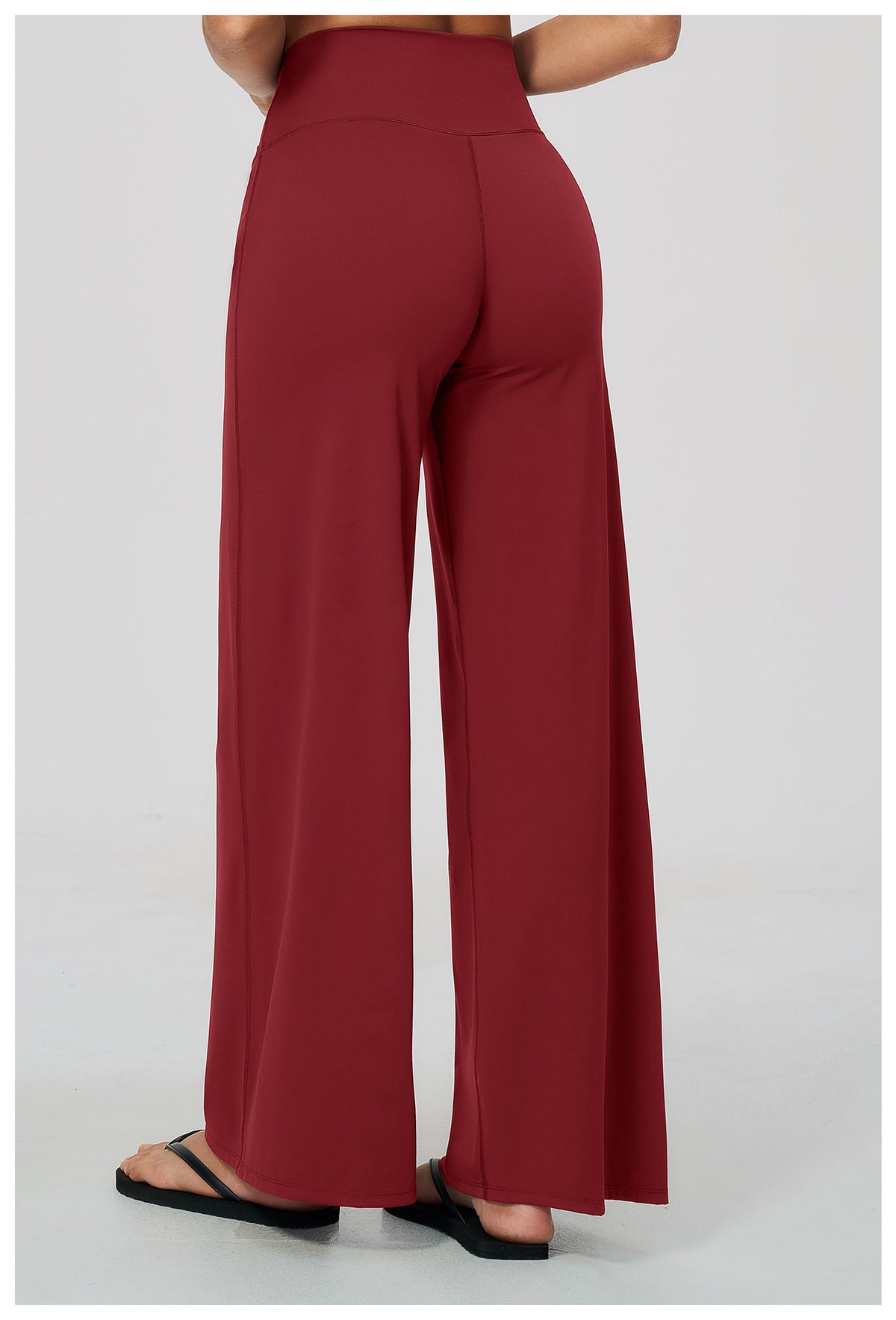 Women Cross Waist High Waist Wide Leg Yoga Pants