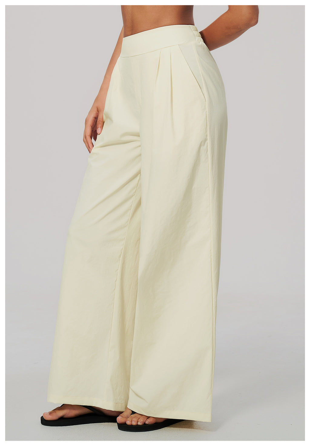 Women High Waist Loose Casual Sports Wide Leg Pants