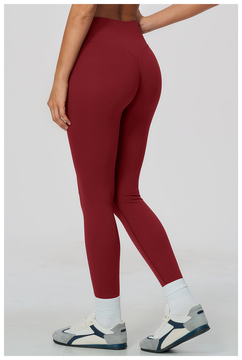Women Cross Waist High Waisted Yoga Leggings