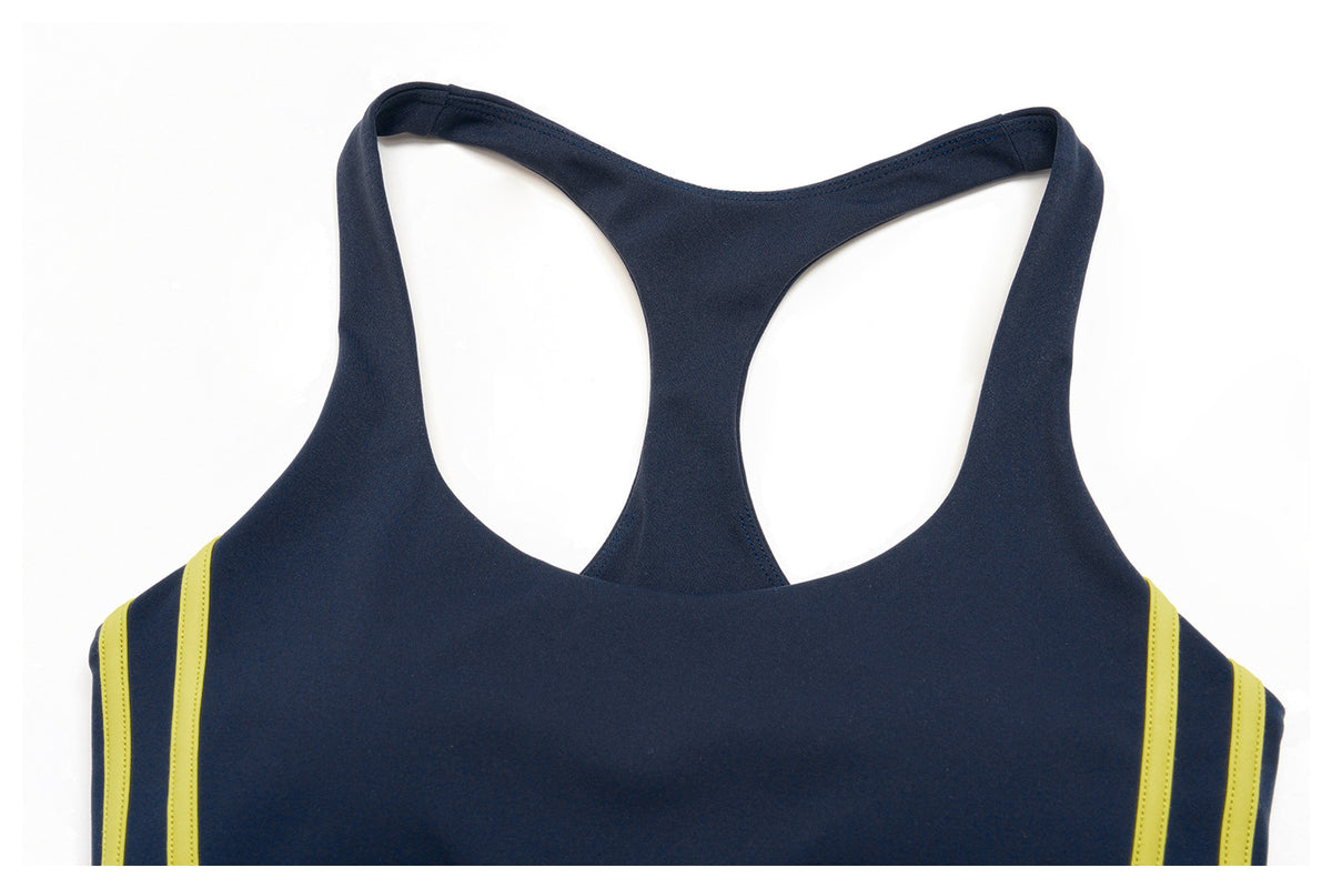 2 PCS Workout Set Women Racerback High Support Sports Bra and Fold Over Waist Capri Yoga Leggings