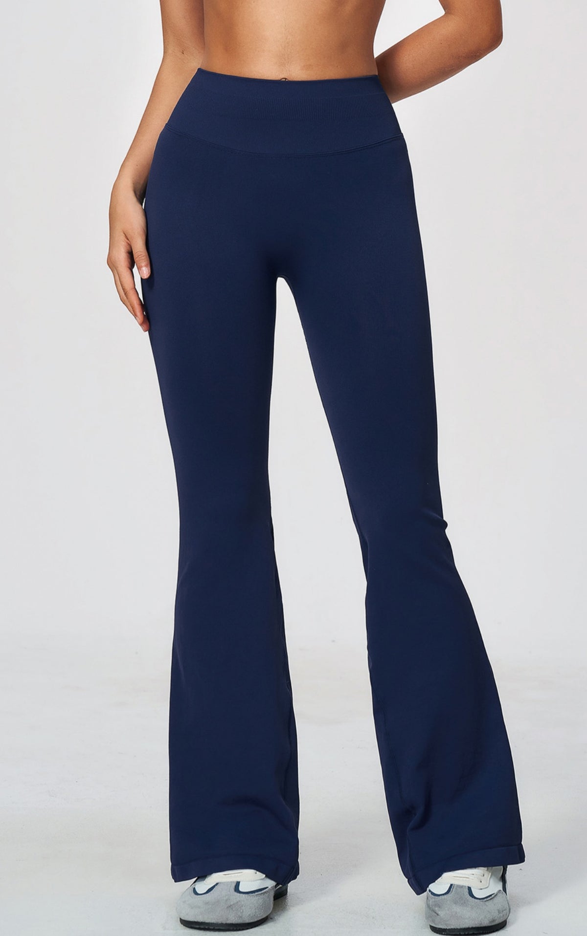 Seamless High Waist Bootcut Yoga Flared Leggings Women Butt Lifting Tummy Control Flared Pants