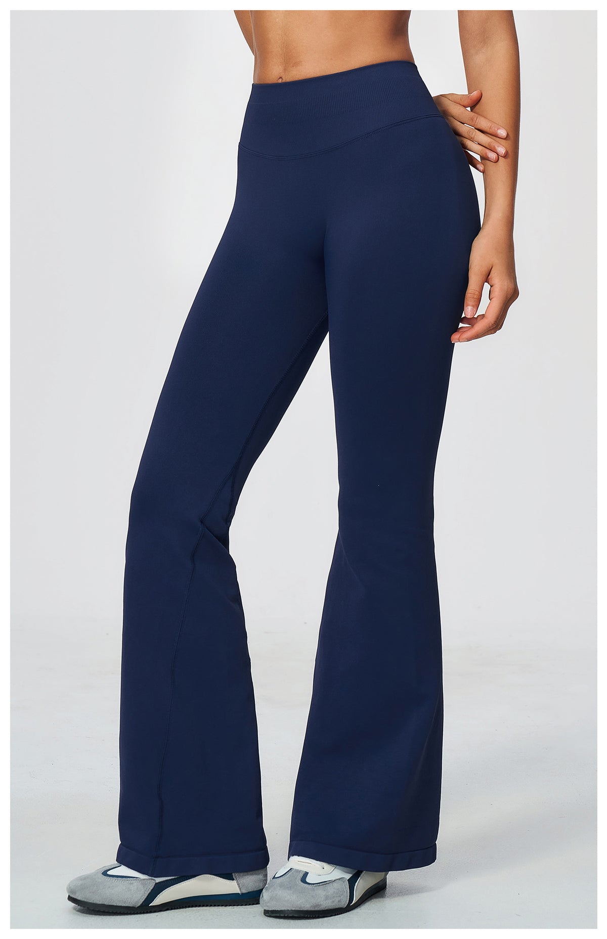 Seamless High Waist Bootcut Yoga Flared Leggings Women Butt Lifting Tummy Control Flared Pants