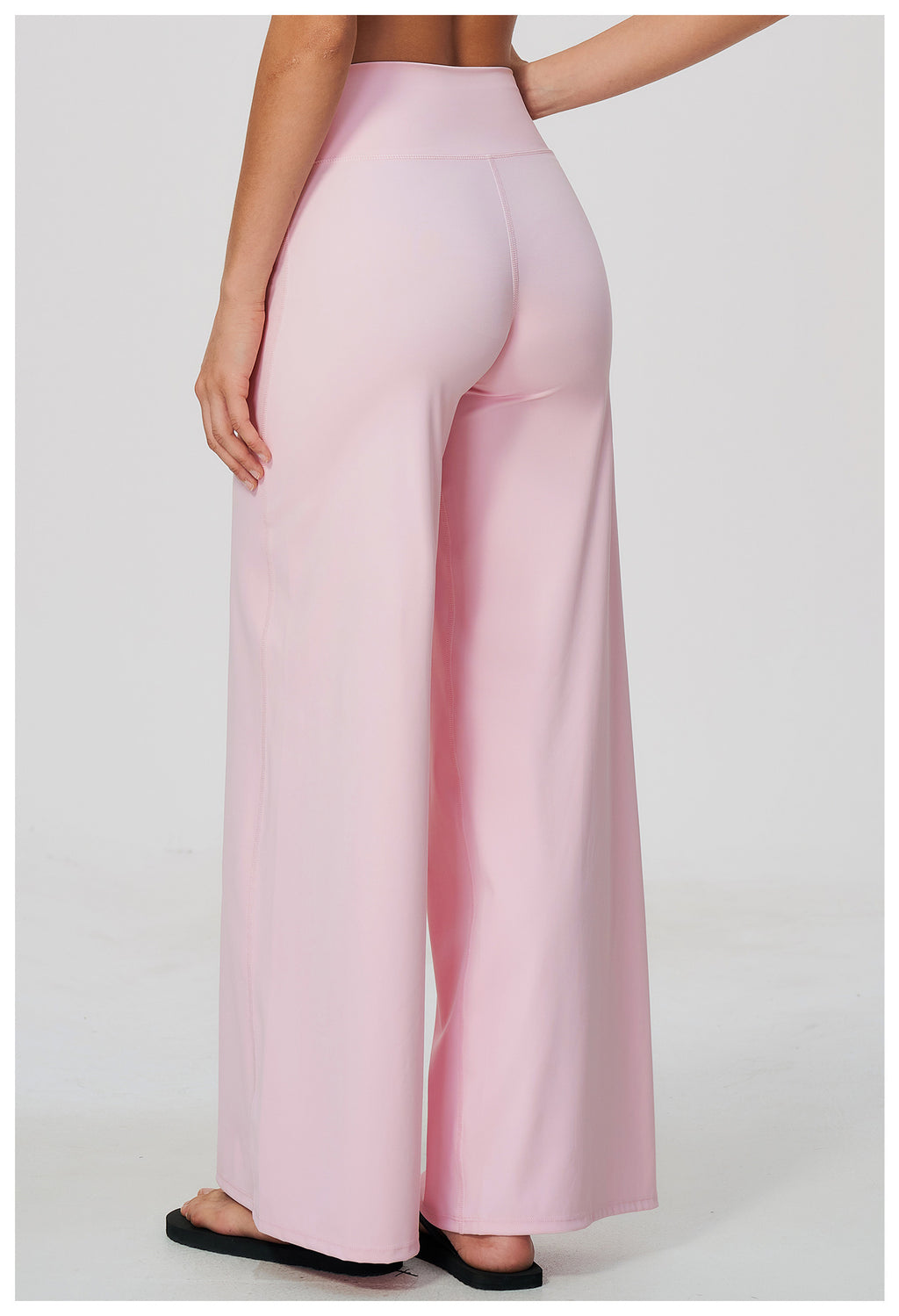 Women Cross Waist High Waist Wide Leg Yoga Pants
