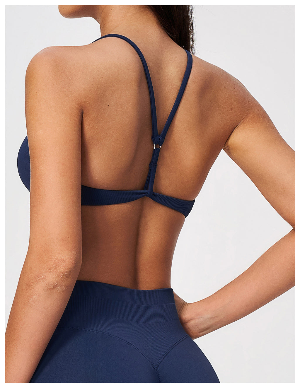 Seamless Sports Bra Women Wireless Y Back Thin Strap Shockproof Quick Dry Breathable Yoga Bra Removable Pads