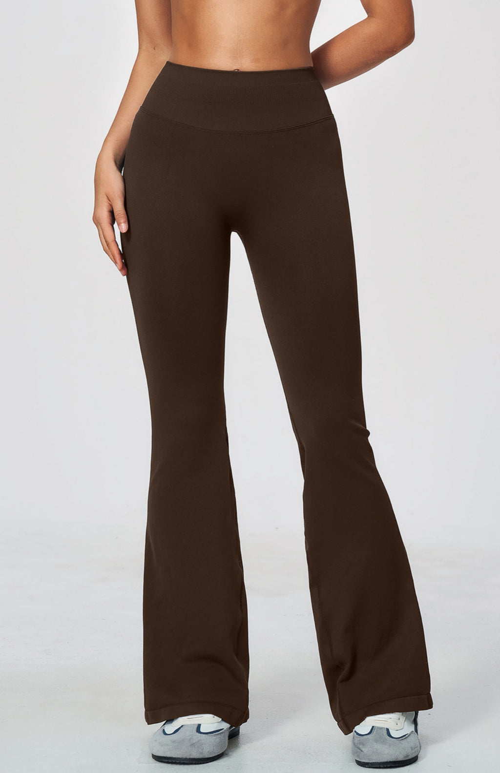 Seamless High Waist Bootcut Yoga Flared Leggings Women Butt Lifting Tummy Control Flared Pants