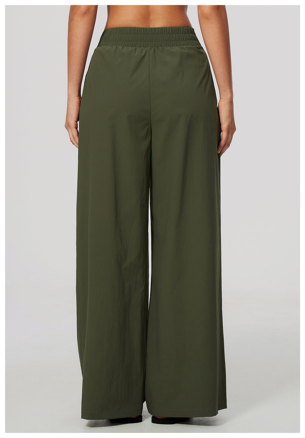 Women High Waist Loose Casual Sports Wide Leg Pants