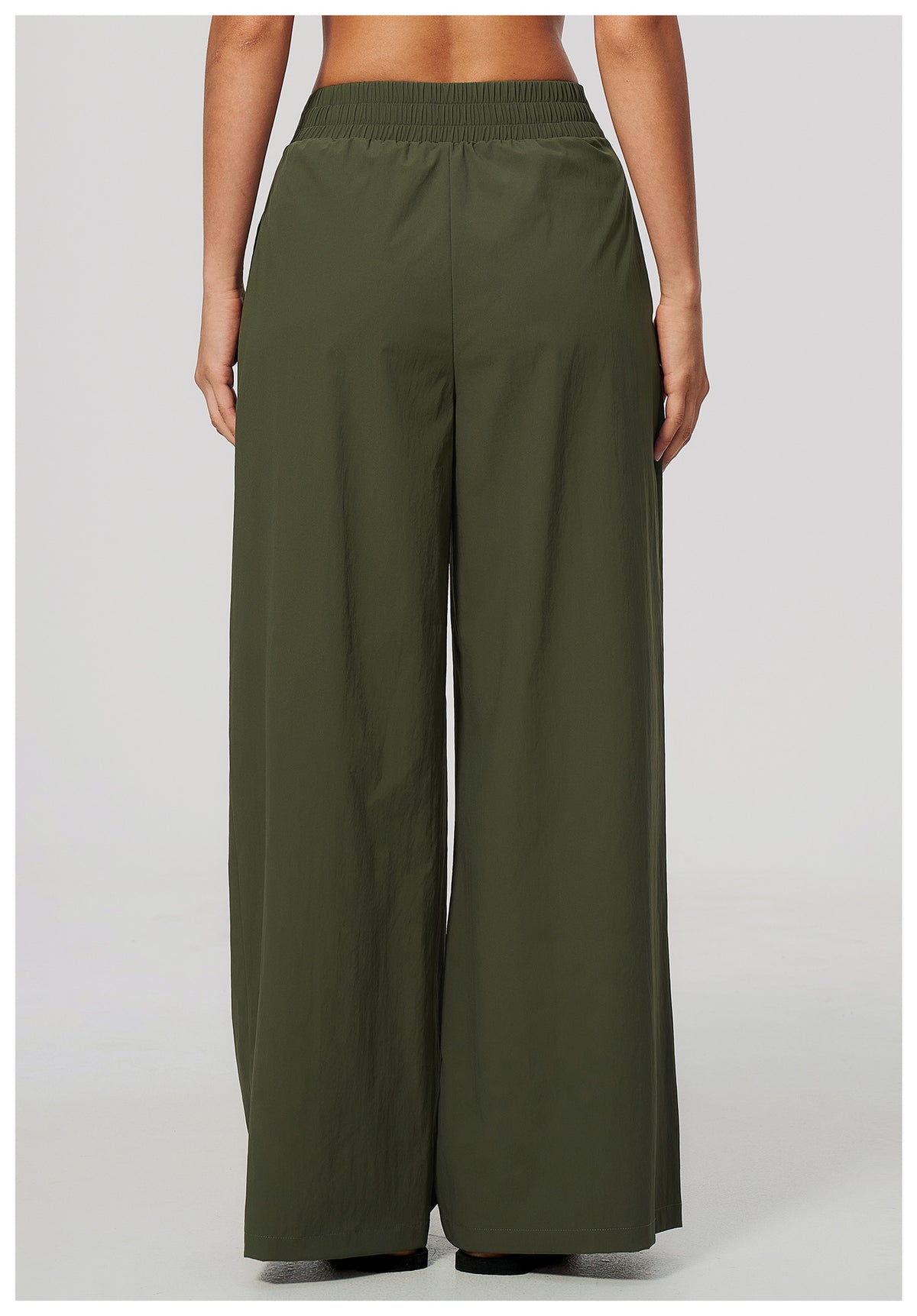Women High Waist Loose Casual Sports Wide Leg Pants