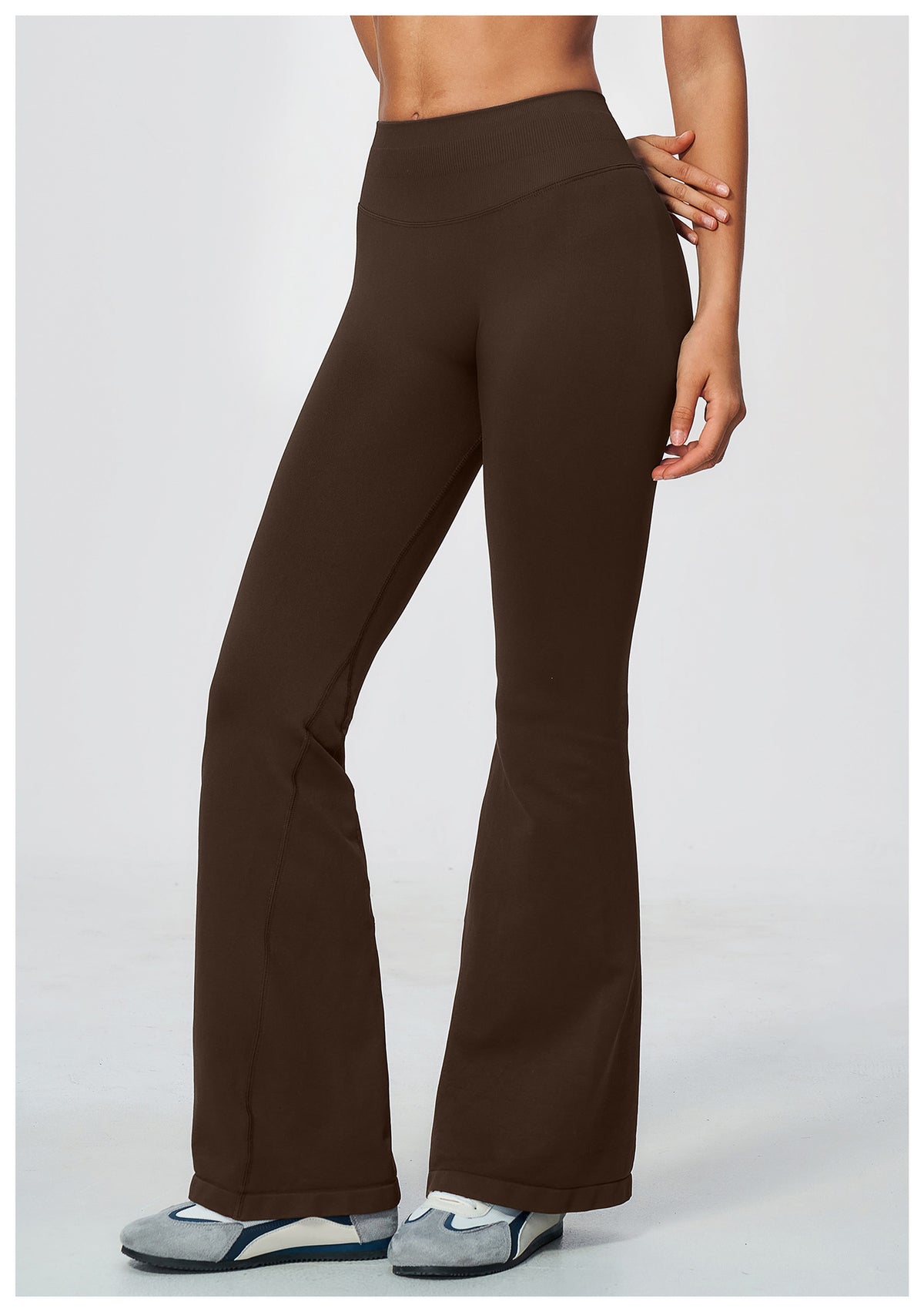 Seamless High Waist Bootcut Yoga Flared Leggings Women Butt Lifting Tummy Control Flared Pants