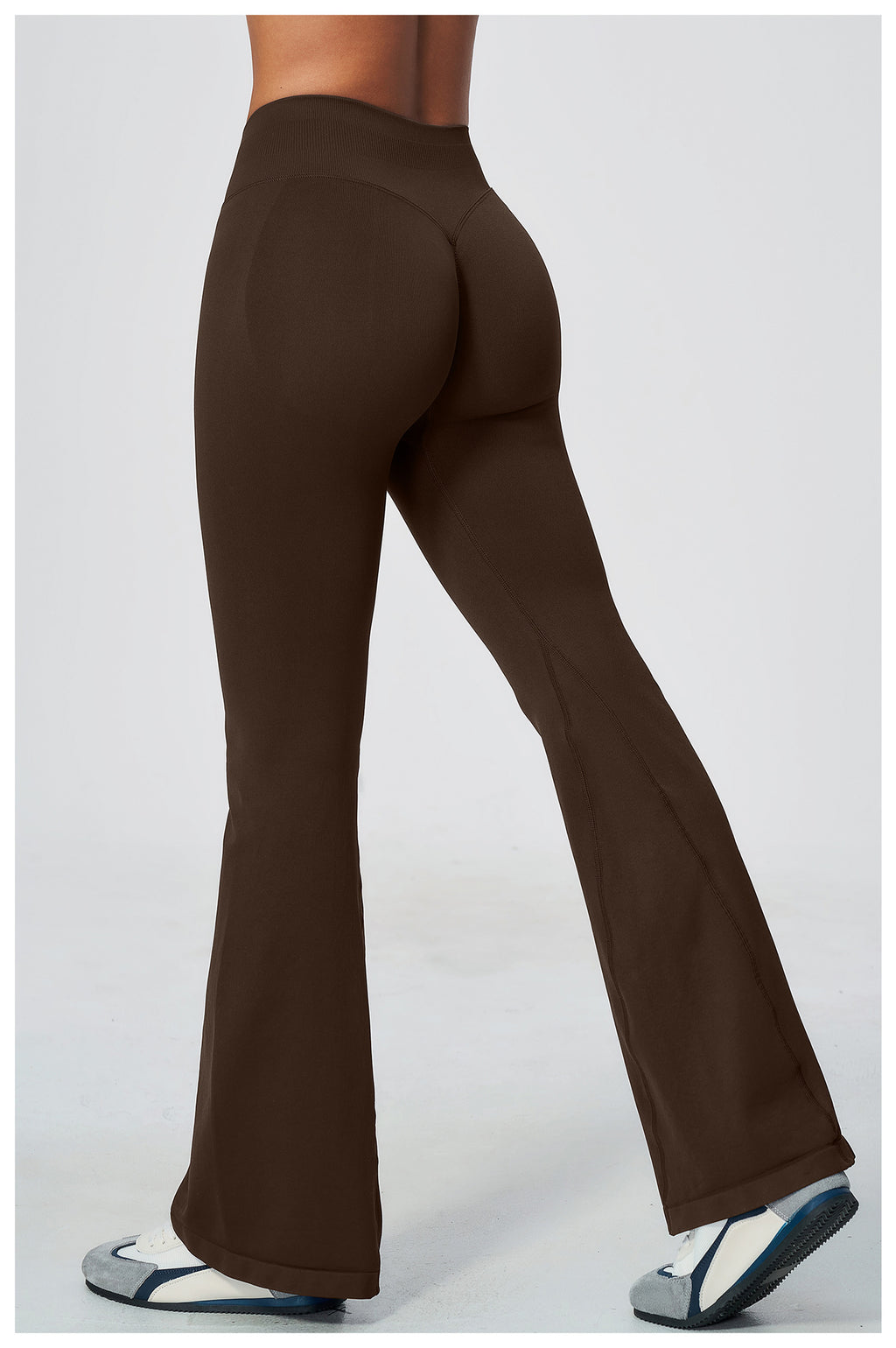 Seamless High Waist Bootcut Yoga Flared Leggings Women Butt Lifting Tummy Control Flared Pants