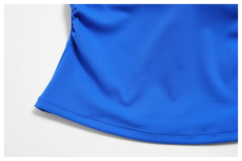2 Piece Set Square Neck Adjustable Strap Ruched Slim Fit Workout Yoga Vest and ColorBlock High Waisted Wide Leg Yoga Athletic Pants