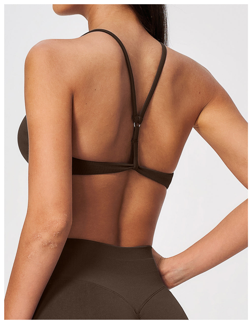 Seamless Sports Bra Women Wireless Y Back Thin Strap Shockproof Quick Dry Breathable Yoga Bra Removable Pads