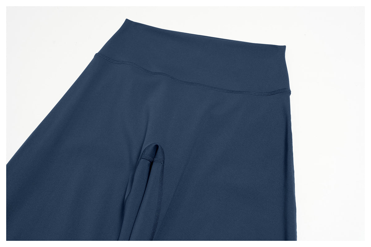 Women No Front Seam High Waisted Loose Fit Wide Leg Yoga Pants