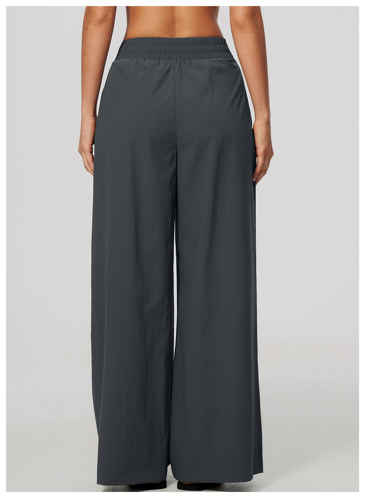 Women High Waist Loose Casual Sports Wide Leg Pants