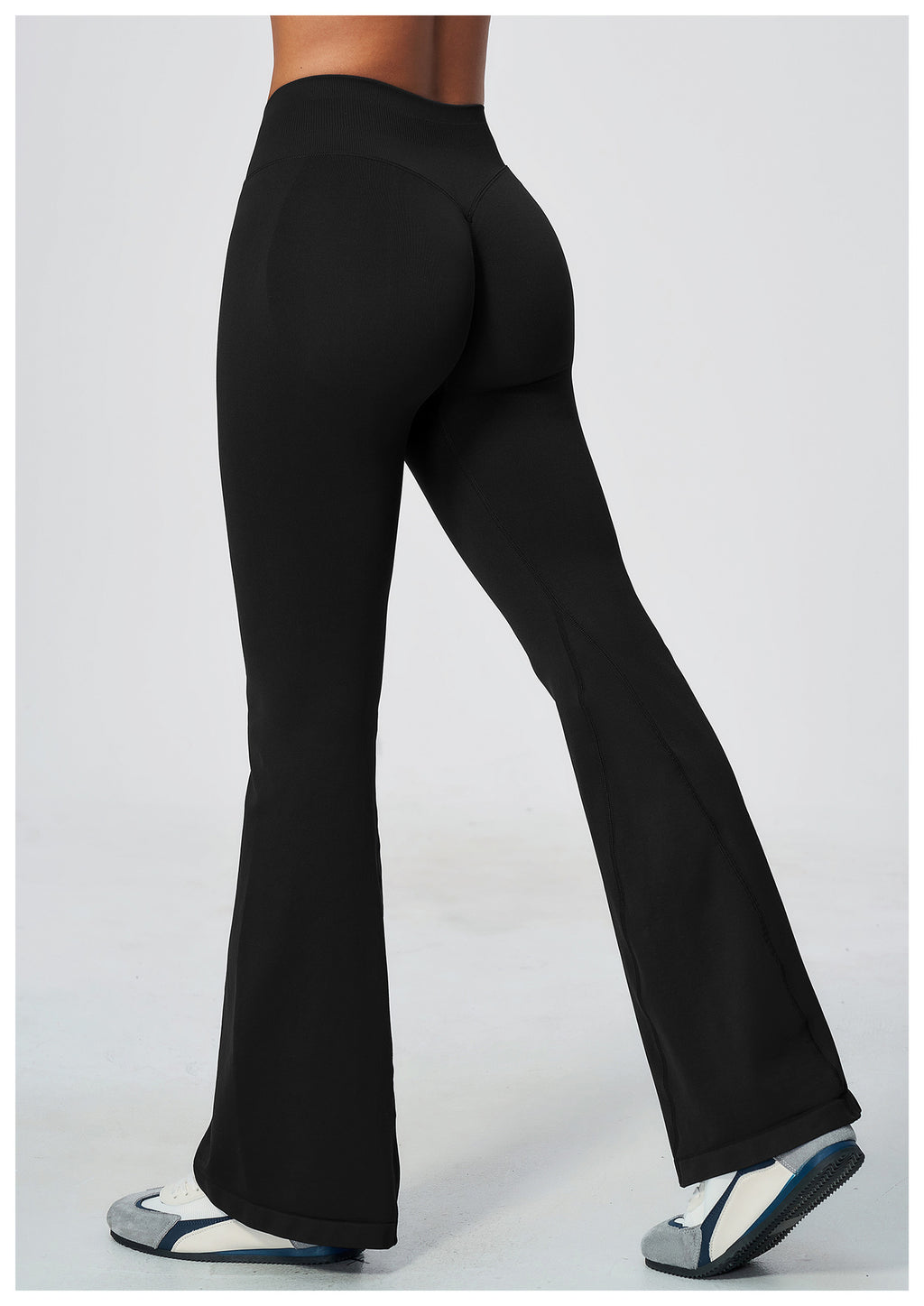 Seamless High Waist Bootcut Yoga Flared Leggings Women Butt Lifting Tummy Control Flared Pants