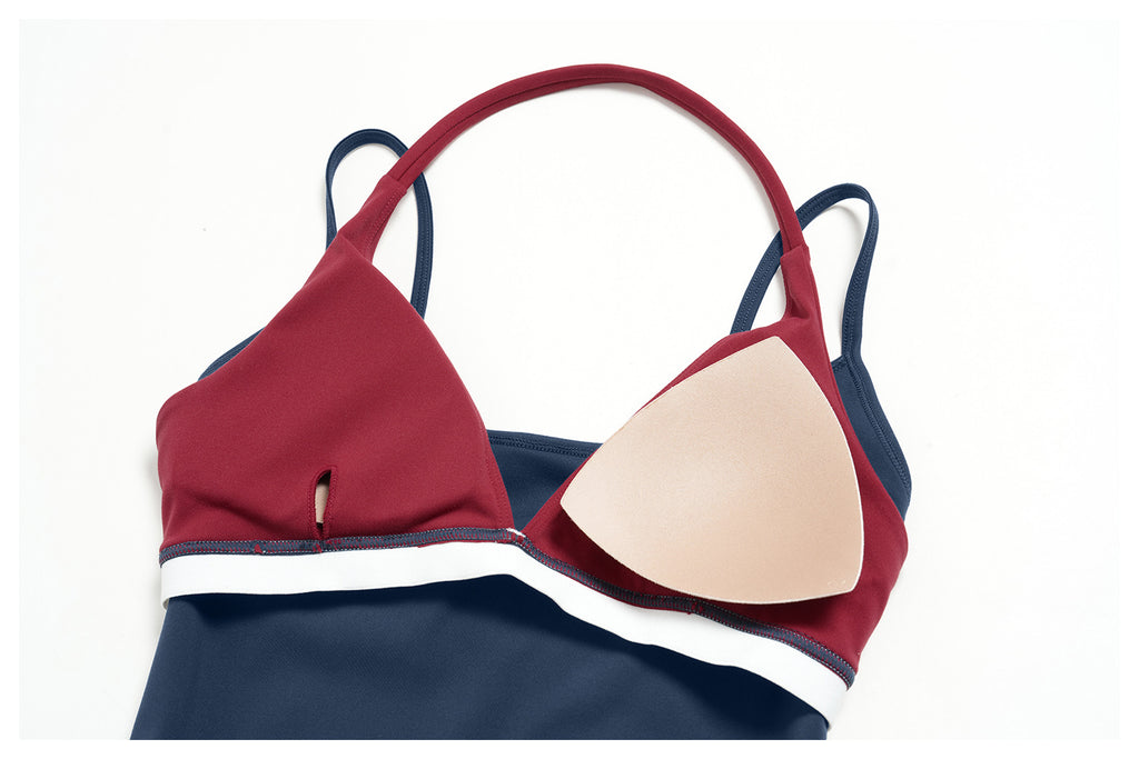 2 Piece Colorblock Double Strap Halter Yoga Vest and Foldover Waist High-Rise Loose Wide Leg Yoga Pants Set