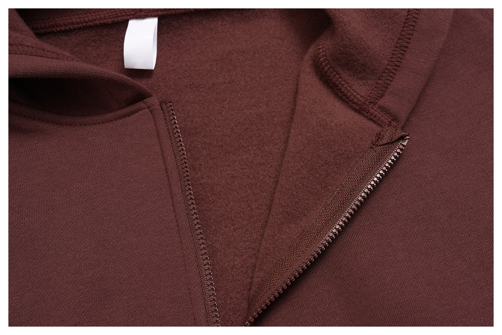 Women 2 Piece Fall Winter Tracksuits Fleece Lined Cropped Zip Up Hoodie and Drawstring Waist Loose Sweat Shorts with Side Pockets