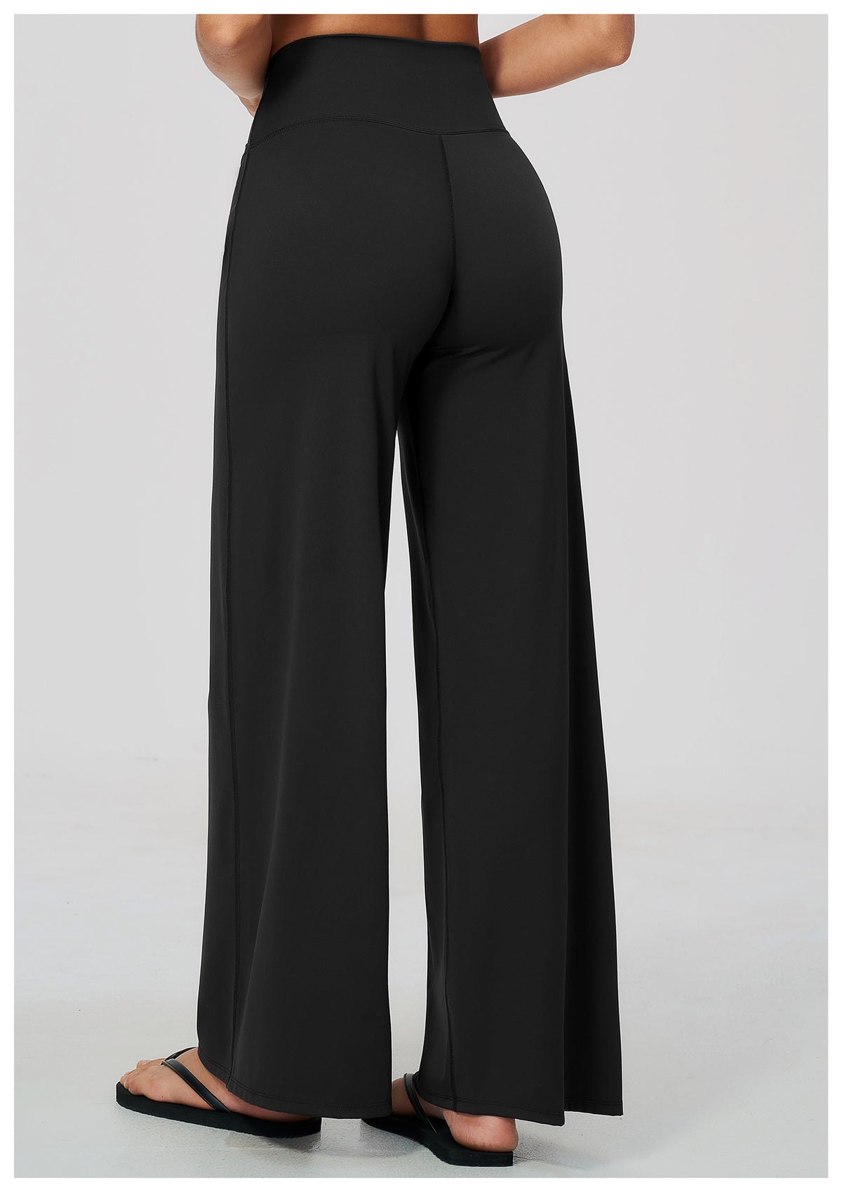 Women Cross Waist High Waist Wide Leg Yoga Pants