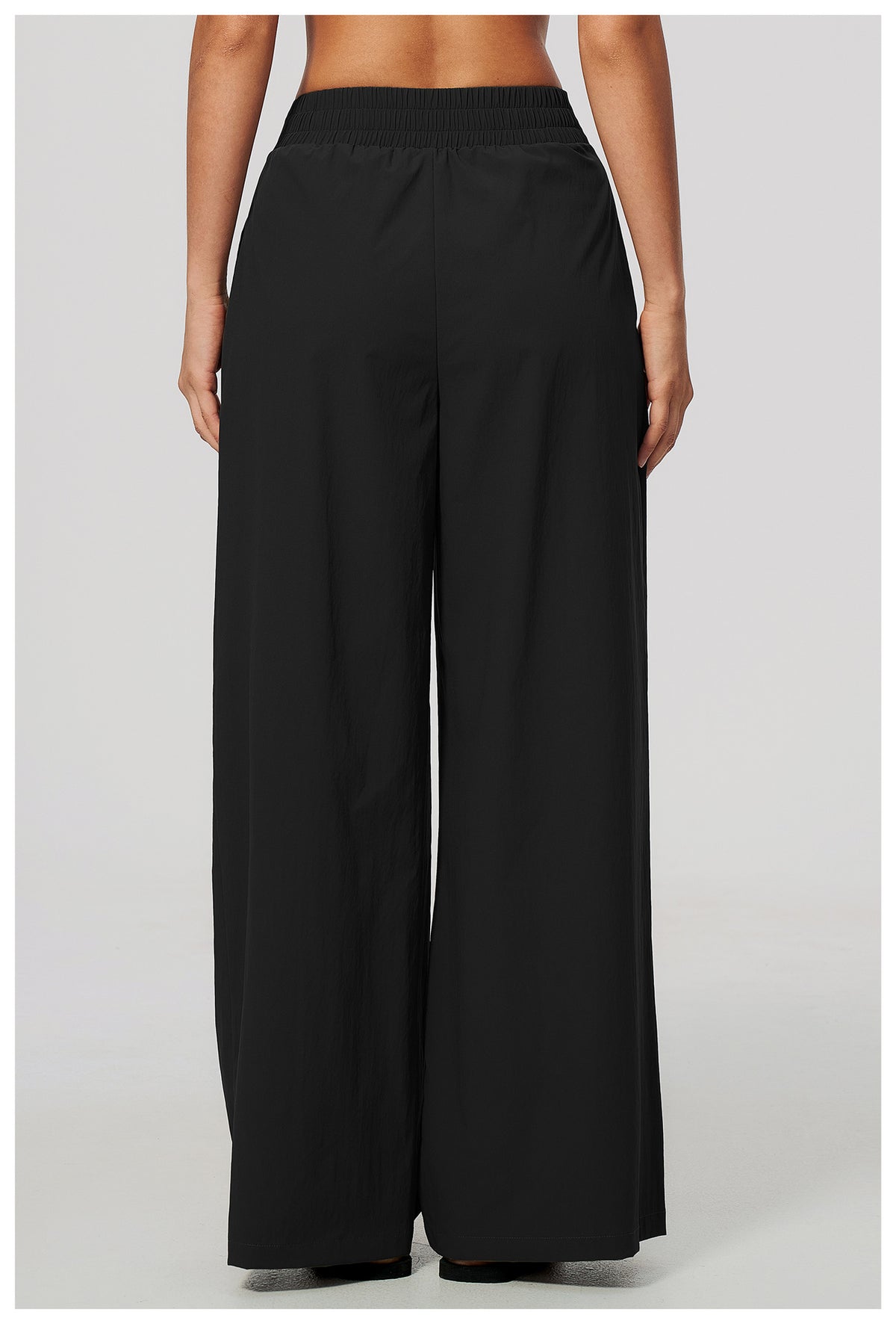 Women High Waist Loose Casual Sports Wide Leg Pants