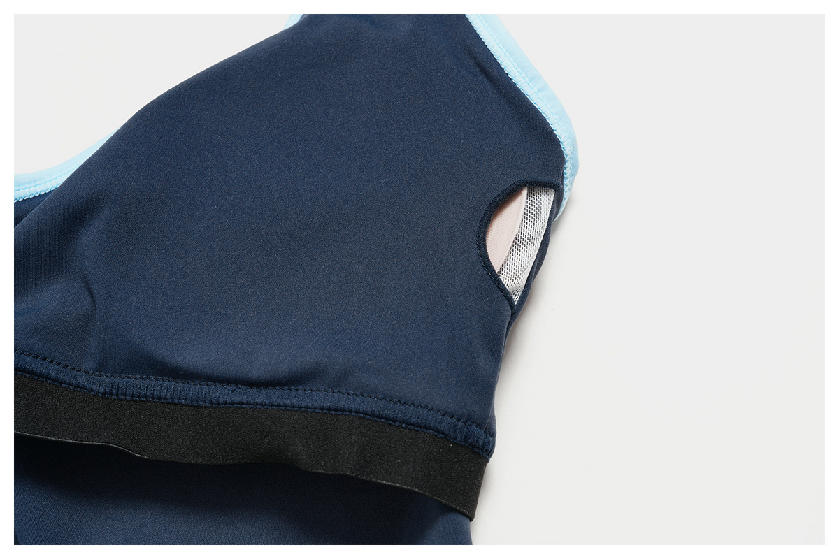 Women ColorBlock V Neck Halter Crop Yoga Tank Top Built in Bra