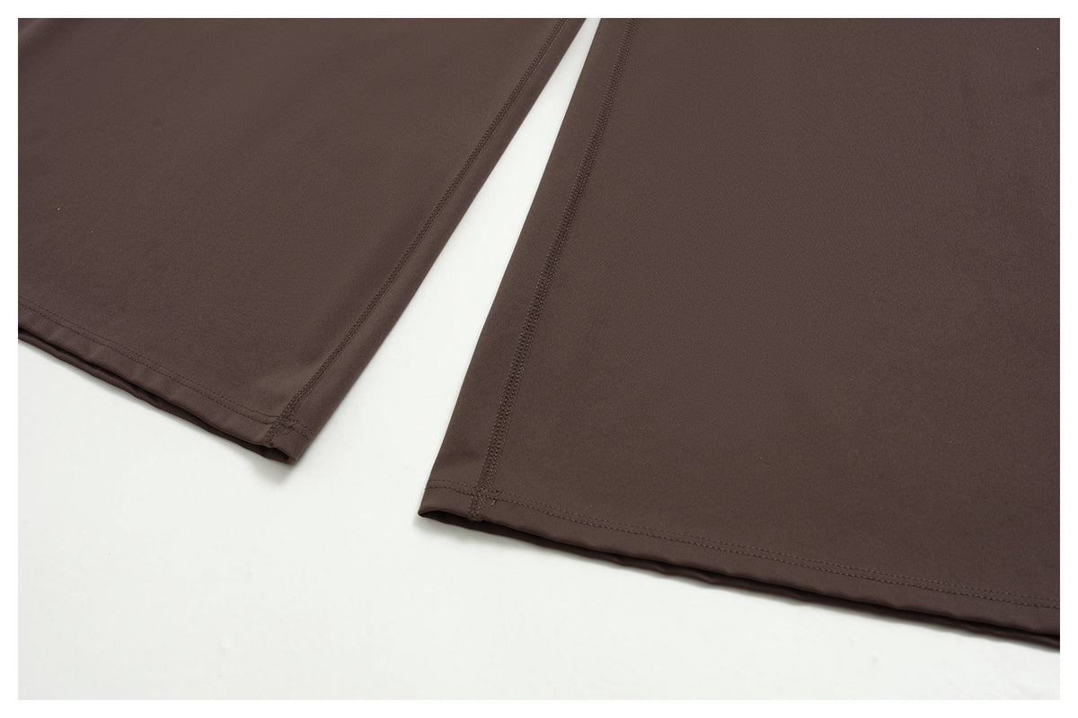 Women Cross Waist High Waist Wide Leg Yoga Pants