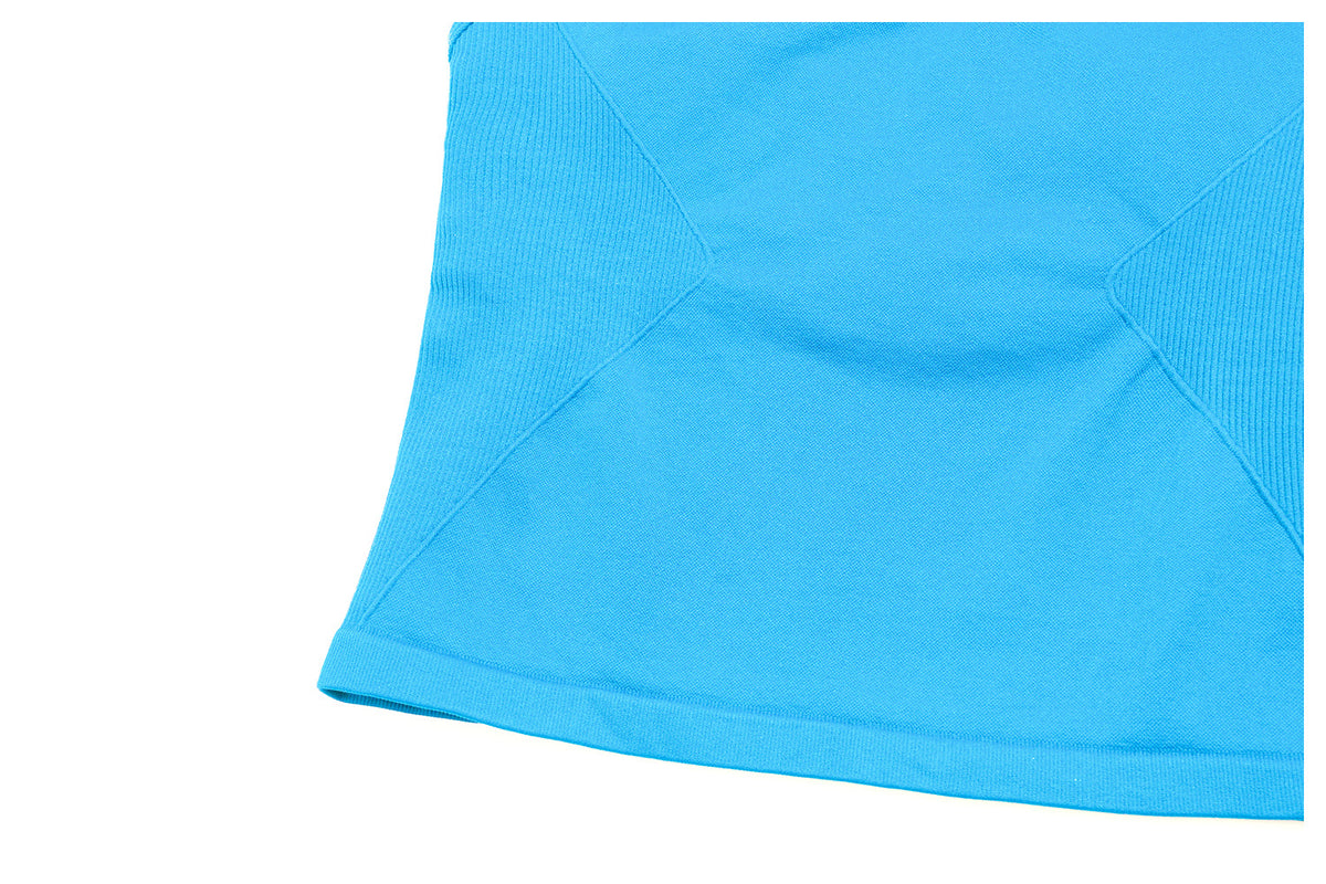 Women Seamless Halter Racerback Yoga Vest with Removable Pads