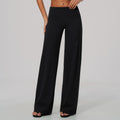 Women No Front Seam High Waisted Loose Fit Wide Leg Yoga Pants