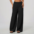 Women High Waist Loose Casual Sports Wide Leg Pants